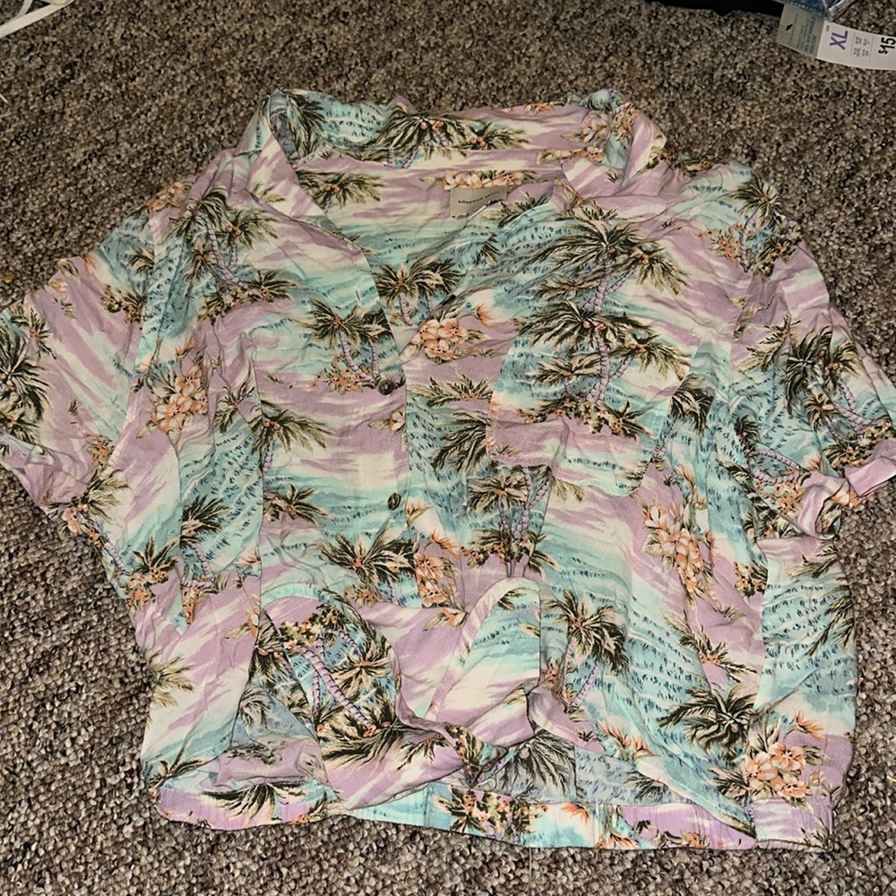 American Eagle Hawaiian Shirt